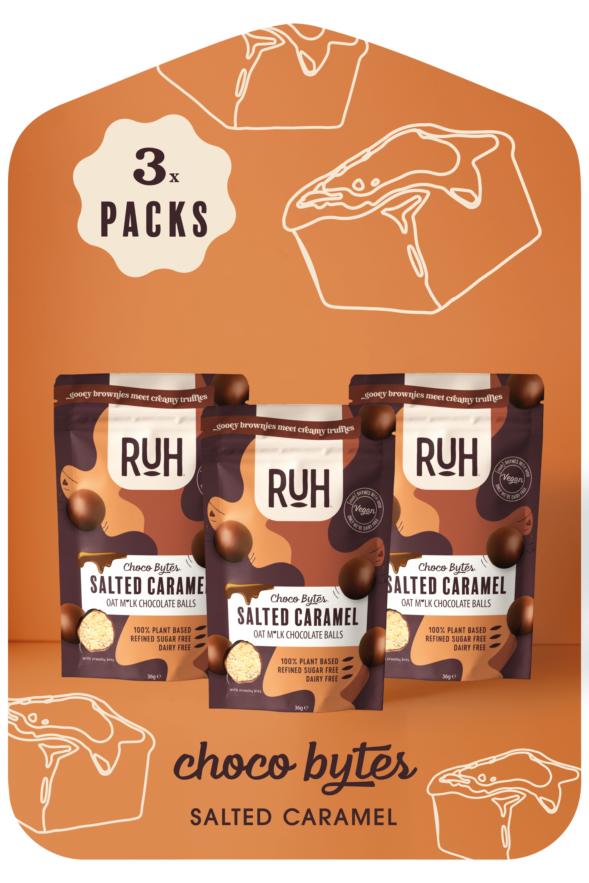 Salted Caramel - 3 pack